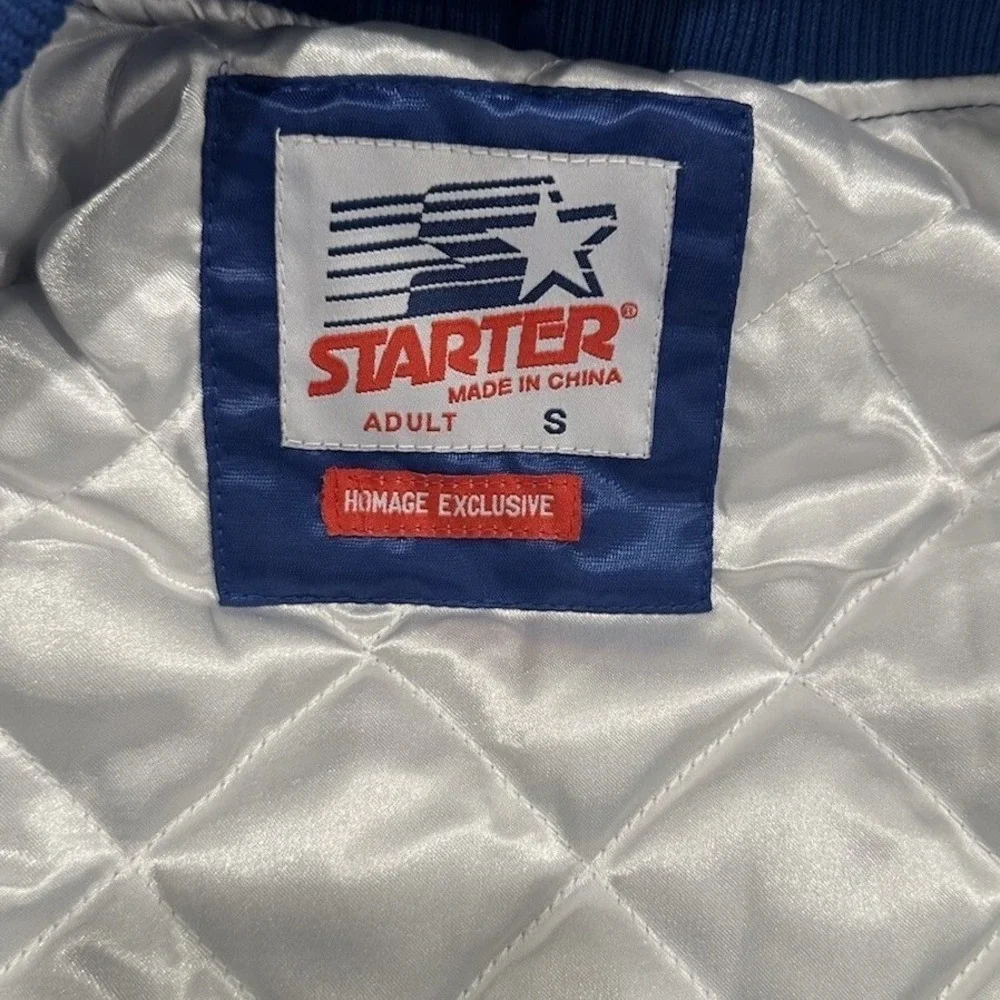 Starter x Homage Chicago Cubs 2016 World Series Champions Satin Jacket Size S